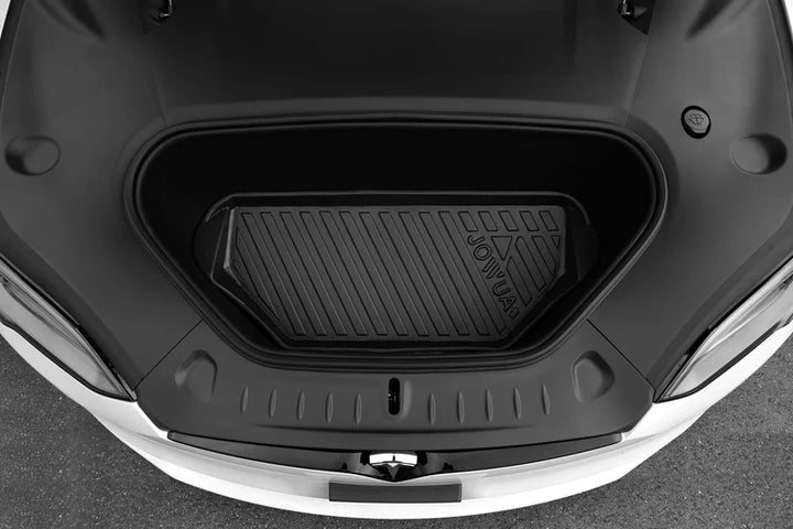 Model S front trunk liner installed