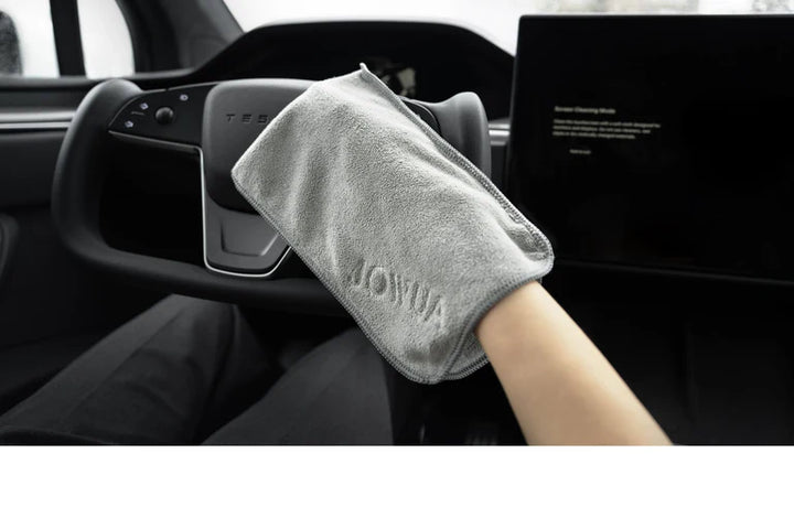 Under Seat Collapsible Organizer & Microfiber Cleaning Cloth Combo is available at Ludicrous EV.
