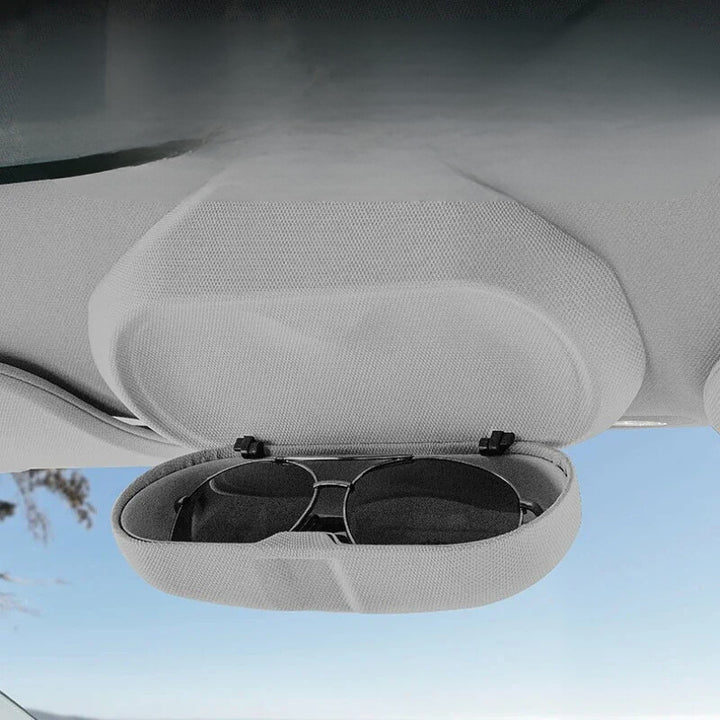 Glasses Case & Sunglasses Holder - Car Storage Clip for Tesla Model 3/Model Y 2021-2024 at Ludicrous EV.