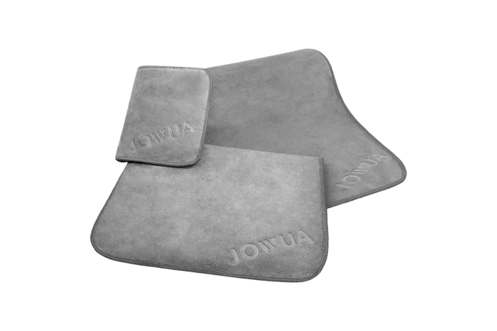 Set of three Jowua microfiber cloths