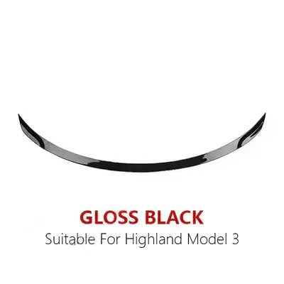 Glossy Black ABS Rear Spoiler for Tesla Model 3 Highland 2024+ is available at Ludicrous EV.
