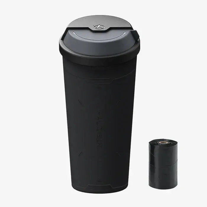 Tesla car trash can with extra trash bag roll