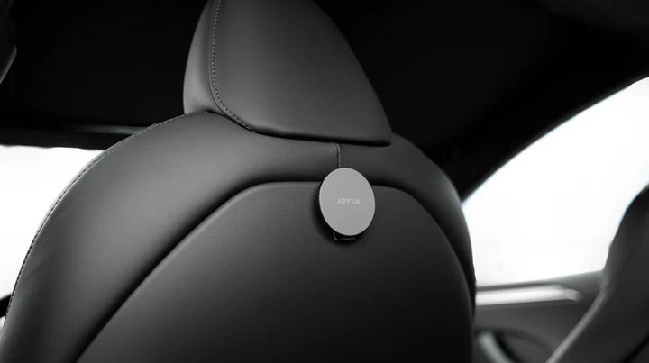 Magnetic Car Seat Holder for Model S/Xis available at Ludicrous EV.
