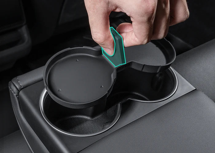 Center Console Cup Holder is available at Ludicrous EV.