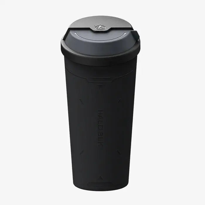 Stylish black trash can for Tesla vehicles