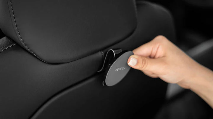 Magnetic Car Seat Holder for Model S/Xis available at Ludicrous EV.
