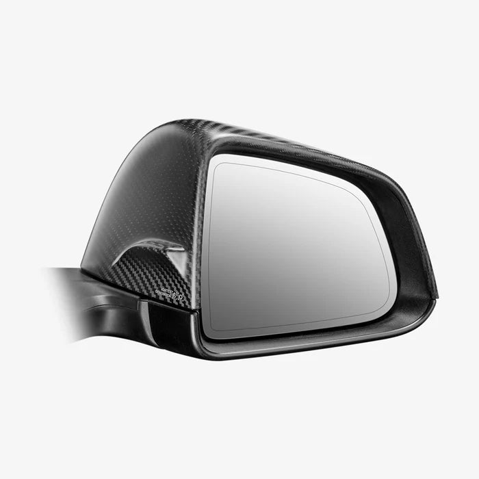 Carbon fiber side mirror cap close-up