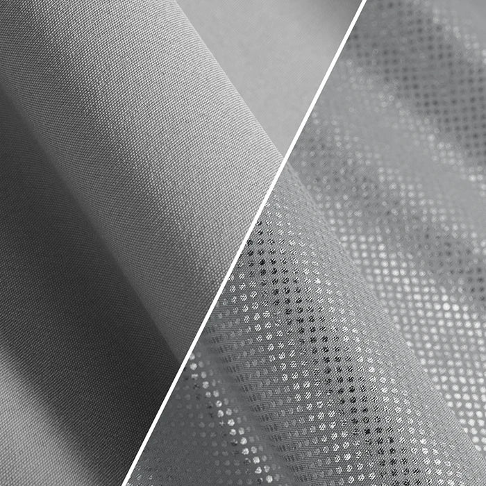 Close-up of sunshade mesh fabric