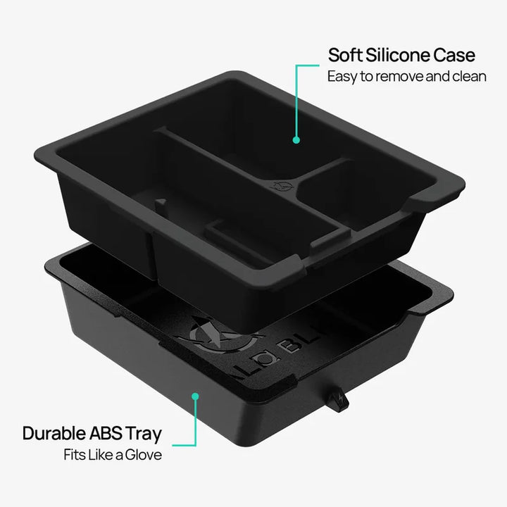 Center Console Organizer Tray is available at Ludicrous EV.
