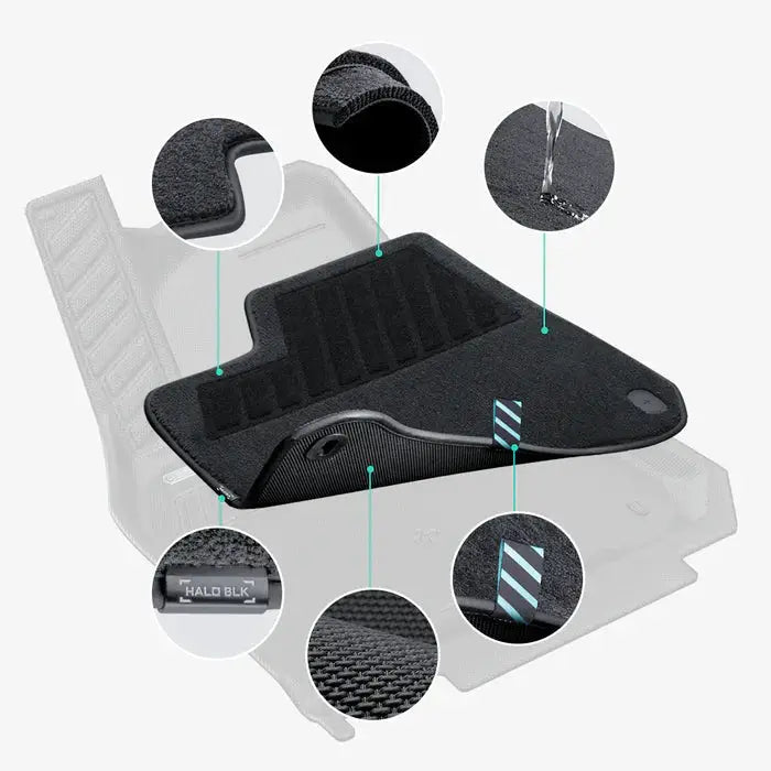 Floor Mats for Tesla Model Y/Model 3 Highland is available at Ludicrous EV.
