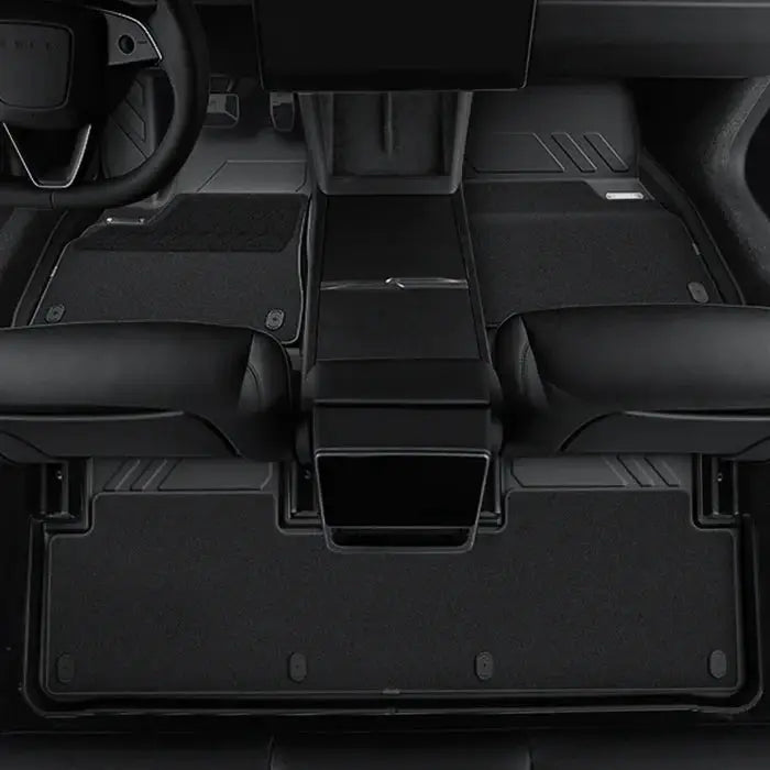 Floor Mats for Tesla Model Y/Model 3 Highland is available at Ludicrous EV.
