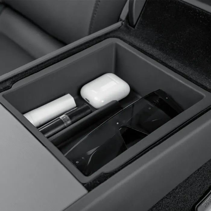 Armrest Storage Box is available at Ludicrous EV.
