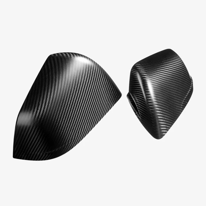 Carbon fiber mirror caps pair