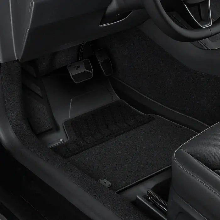 Floor Mats for Tesla Model Y/Model 3 Highland is available at Ludicrous EV.
