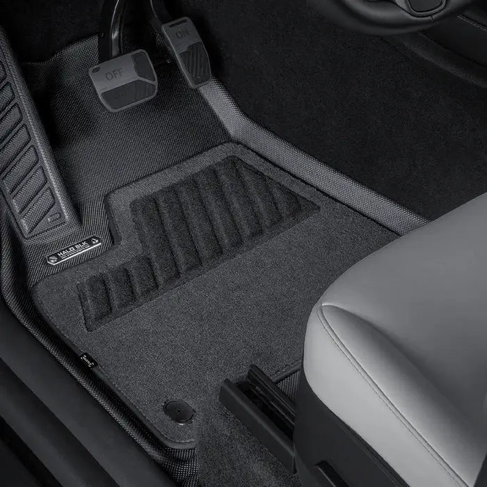 Floor Mats for Tesla Model Y/Model 3 Highland is available at Ludicrous EV.
