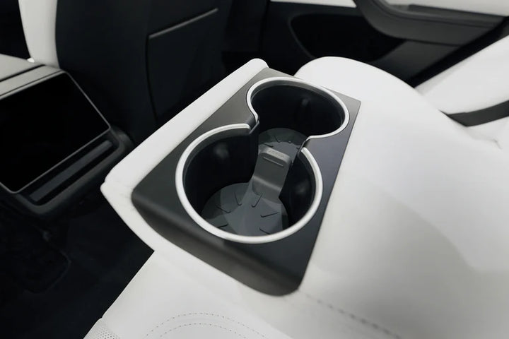 Cup Coaster for Reengineered Model 3 Highland (2024+) is available at Ludicrous EV.
