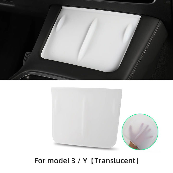 Silicone Anti-Skid Wireless Charging Pad for Tesla Model 3/Y 2021-2023 is available at Ludicrous EV.