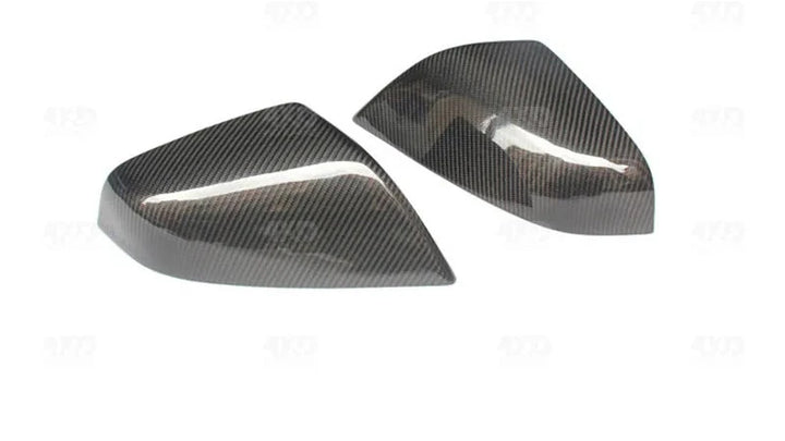 Rearview Mirror Cover in Dry Carbon Matte or Gloss for Tesla Model S 2014-2019 at Ludicrous EV.