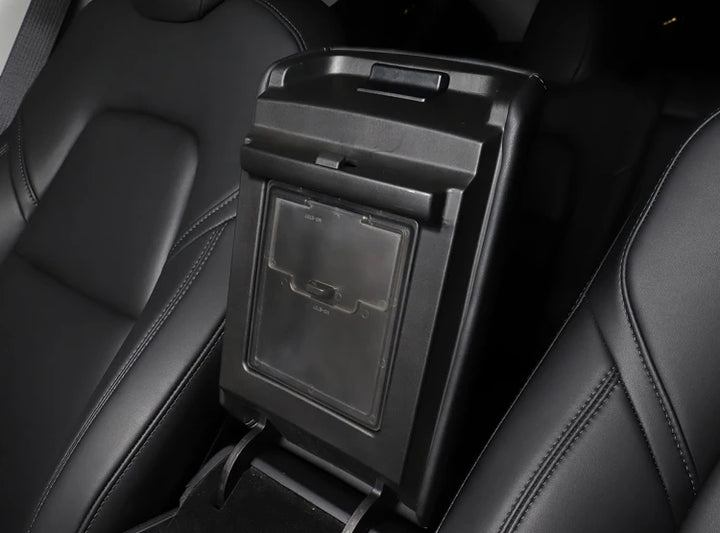 Transparent/Discreet Storage Box for Tesla Model 3 (2017-2023) is available at Ludicrous EV.