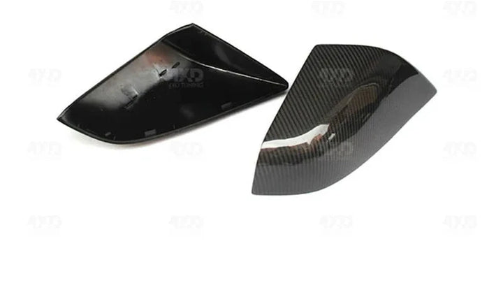 Rearview Mirror Cover in Dry Carbon Matte or Gloss for Tesla Model S 2014-2019 at Ludicrous EV.