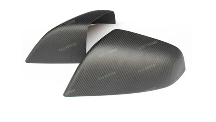 Rearview Mirror Cover in Dry Carbon Matte or Gloss for Tesla Model S 2014-2019 at Ludicrous EV.