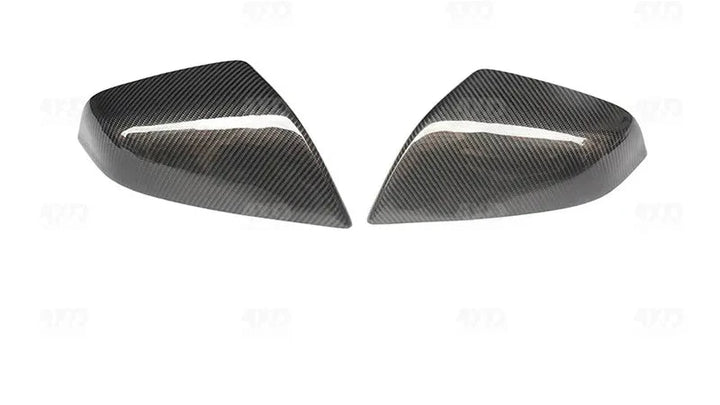 Rearview Mirror Cover in Dry Carbon Matte or Gloss for Tesla Model S 2014-2019 at Ludicrous EV.