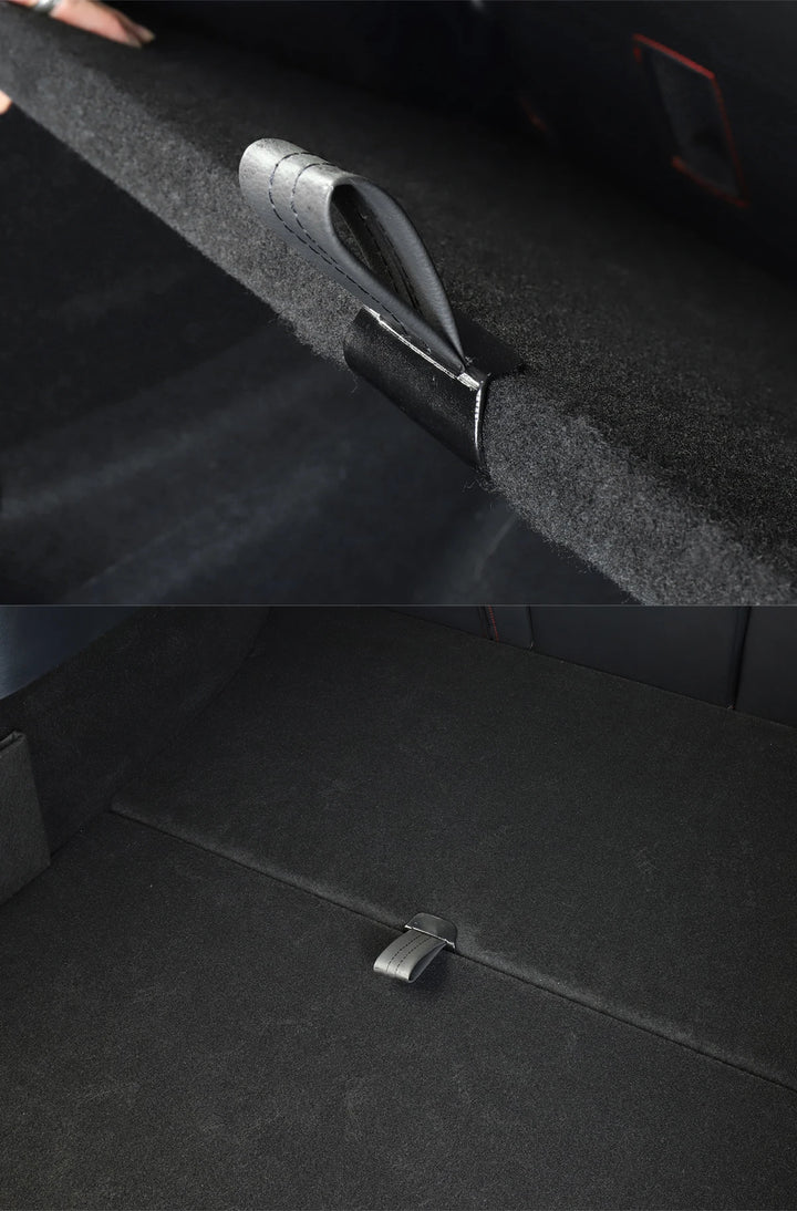 Rear Trunk Inner Cover with Convenient Handle for Tesla Model Y 2020-2023 is available at Ludicrous EV.
