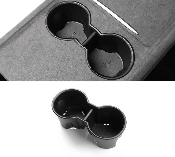 Shock-Absorbing Anti-Skid Silicone Cup Holder Cover for Tesla Model 3/Model Y 2021-2023 is available at Ludicrous EV.
