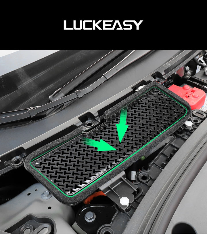 Front Engine Air Intake Protection Cover For Tesla Model 3 2023 is available at Ludicrous EV.