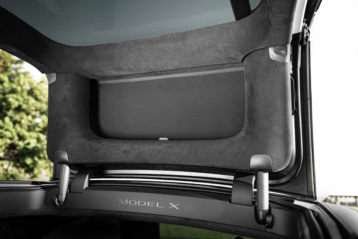 Model X Glass Roof Sunshade is available at Ludicrous EV.
