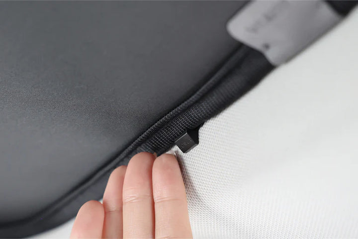 Hand securing sunshade with clip