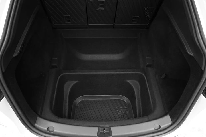 Model Y EasyShield Waterproof Trunk Liner+Rear Seats Back Cover Bundle at Ludicrous EV.
