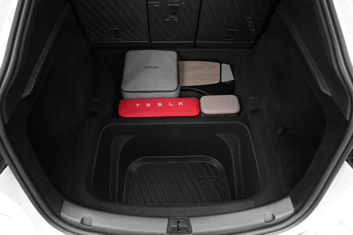 Model Y EasyShield Waterproof Trunk Liner+Rear Seats Back Cover Bundle at Ludicrous EV.
