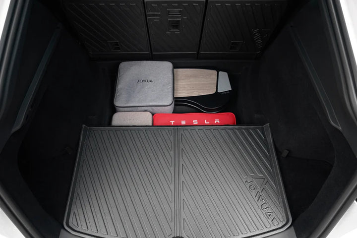 Model Y EasyShield Waterproof Trunk Liner+Rear Seats Back Cover Bundle at Ludicrous EV.
