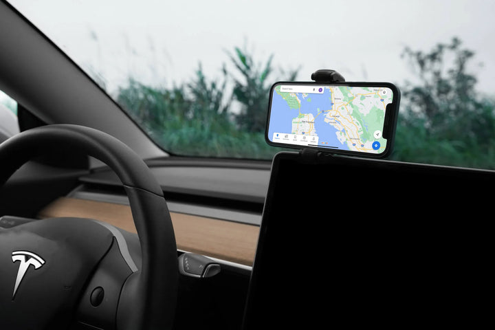 6D Tesla Compatible Invisible Foldaway Car Mount Qi2 Wireless Charger for Reengineered Model 3 Highland 2024+/Cybertruck (Universal)