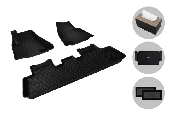 Model Y All-Weather Floor Liners Combo is available at Ludicrous EV.
