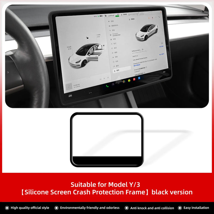 Central Control Navigation Screen Protector for Tesla Model 3/Y is available at Ludicrous EV.
