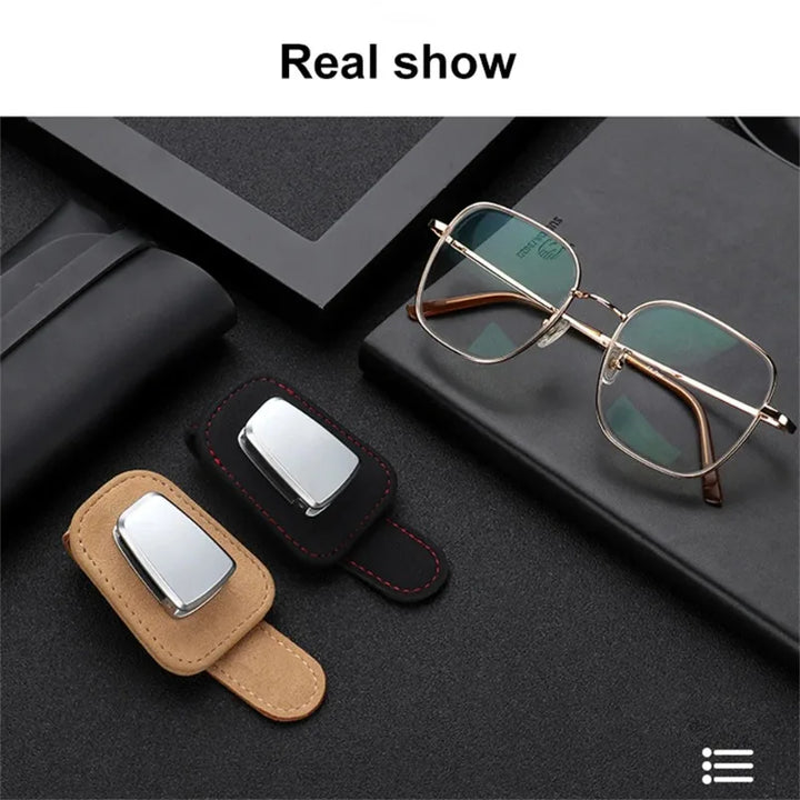 Sunglasses Holder & Key Card Clip for Sun Visor, Anti-Fur Carbon for Tesla Model 3/Model Y/Model S/Model X (2023) is available at Ludicrous EV.