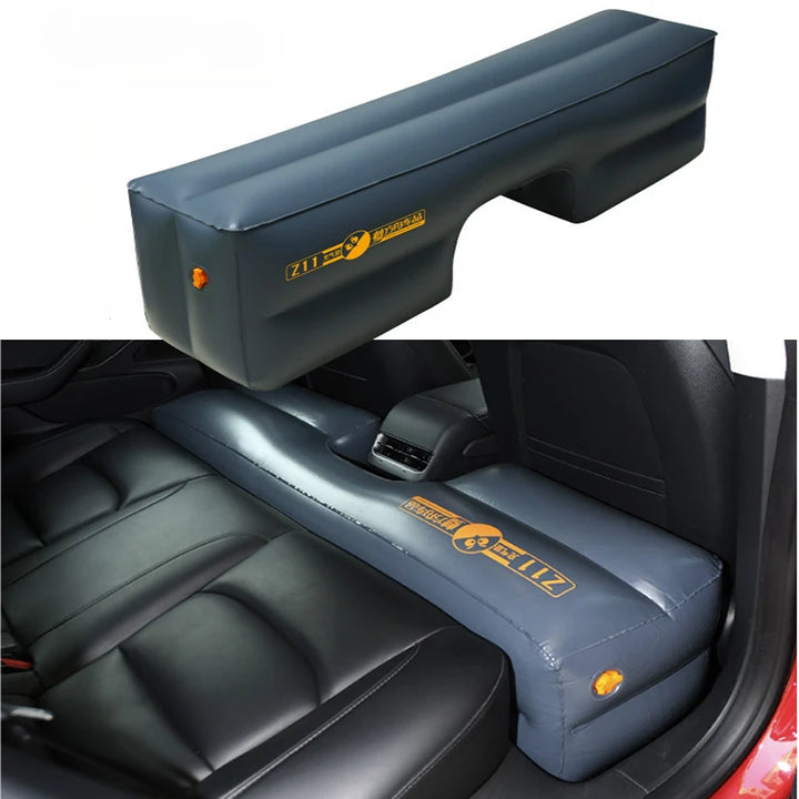 Universal Rear Seat Inflatable Car Travel Bed Air Mattress for Back Seat Gap (2017-2024) is available at Ludicrous EV.