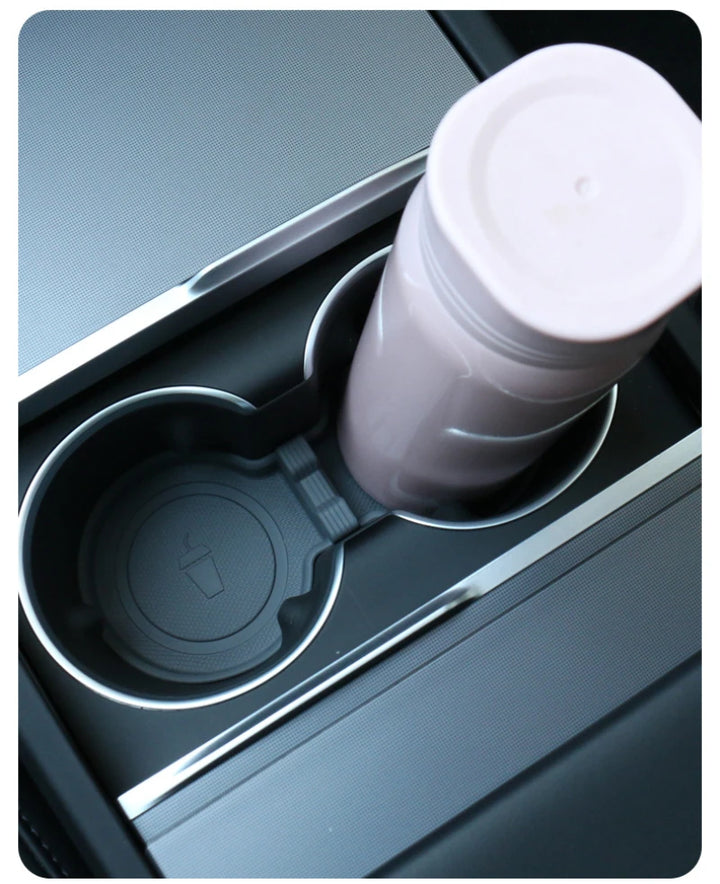 Waterproof Anti-Slip Water Cup Mat for Tesla Model 3+ is available at Ludicrous EV.