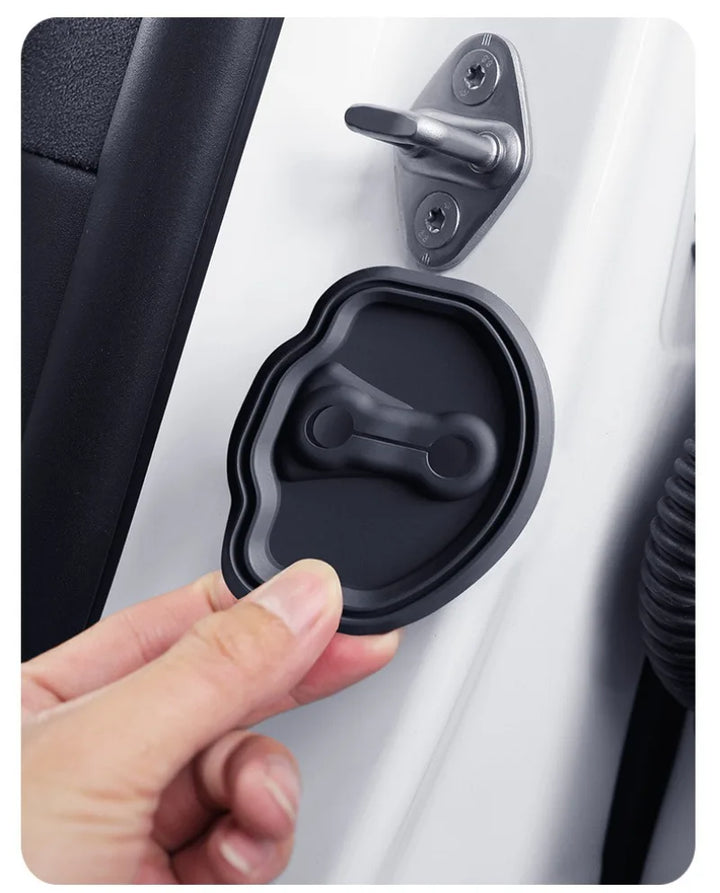 Silicone Door Lock Cover for Tesla Model 3/Model Y/Model X/Model 3+ Highland 2024 is available at Ludicrous EV.
