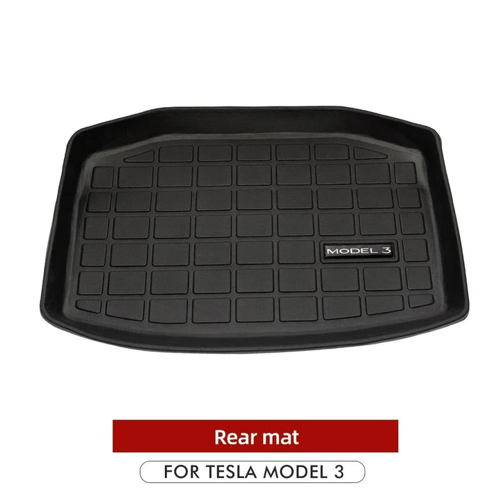 TPE Floor and Trunk Mats for Tesla Model 3/Model Y is available at Ludicrous EV.