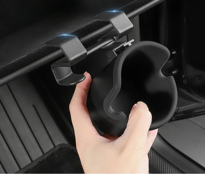 Glove Box Cup Holder Hook for Tesla Model Y 2022-2024 is available at Ludicrous EV.
