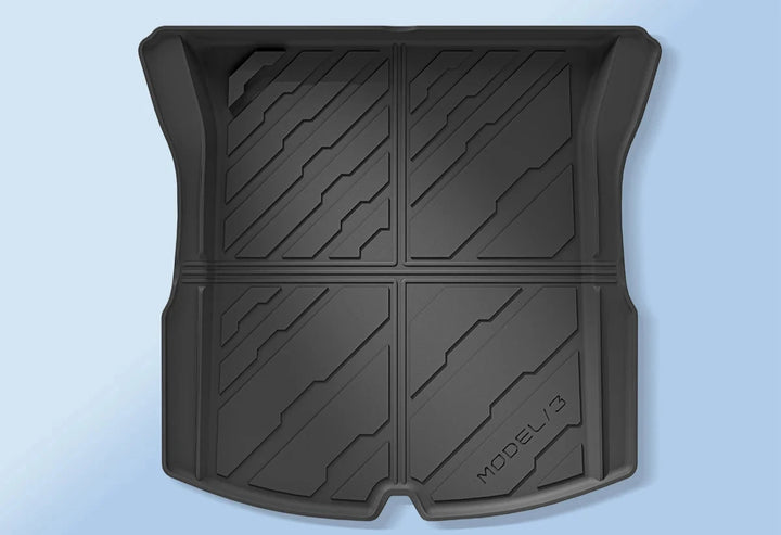 TPE Waterproof Non-Slip Foot Mats & Rear Trunk Mat For Tesla Model 3 Highland 2024 is available at Ludicrous EV.
