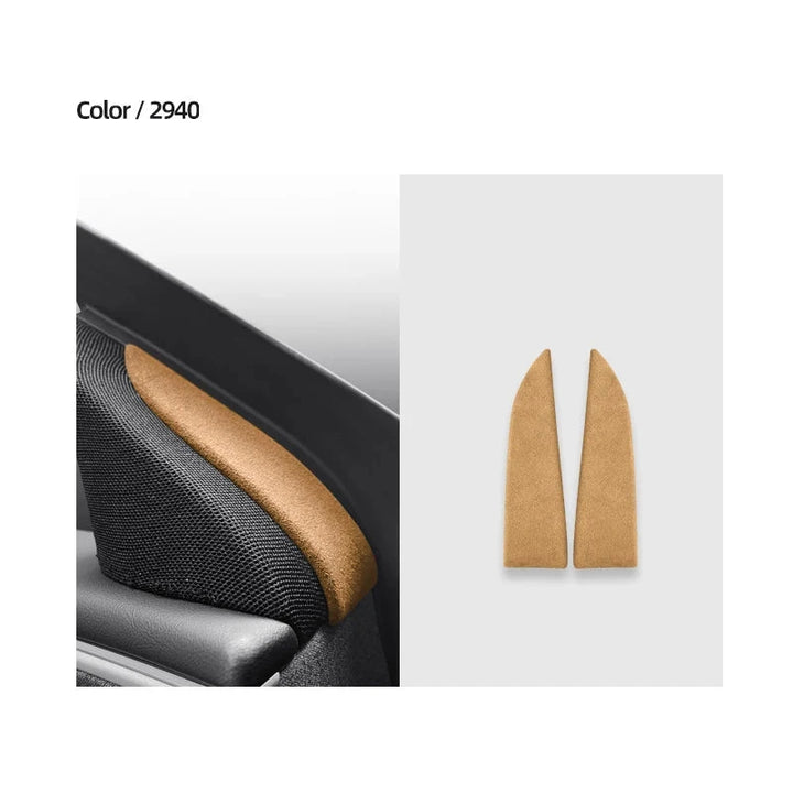 Door Window Corner Cover for Tesla Model 3 Highland (2024+) Alcantara at Ludicrous EV.
