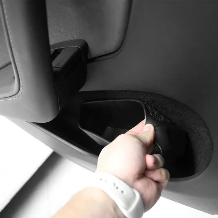 Felt TPE Seat Gap Storage Box for Tesla Model 3/Model Y/Model S/Model X is available at Ludicrous EV.