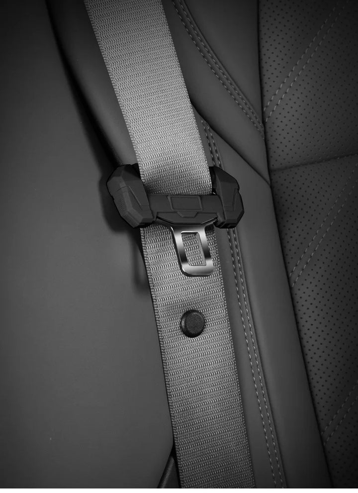 Durable Silicone Safety Belt Plug Cover Scratch-Resistant Anti-Collision Noise Reducer is available at Ludicrous EV.
