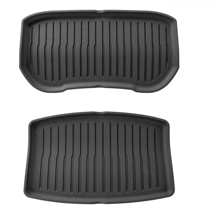 TPE Trunk Floor Mats for Tesla Model 3 Highland (2024+) is available at Ludicrous EV.