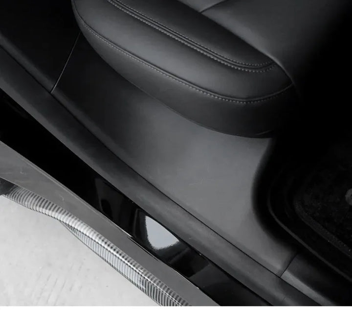 Rear Door Sill Protective Pads for Tesla Model Y is available at Ludicrous EV.