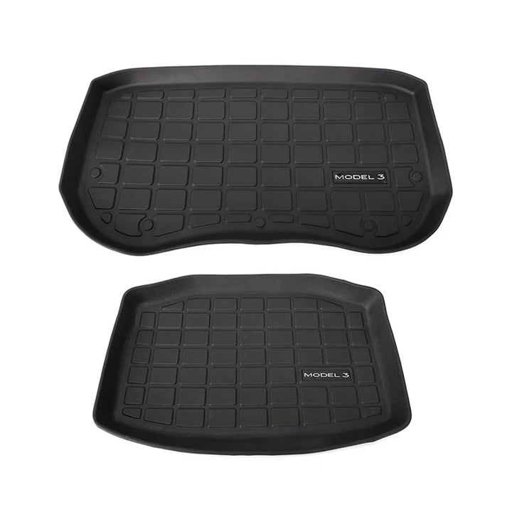 TPE Floor and Trunk Mats for Tesla Model 3/Model Y is available at Ludicrous EV.